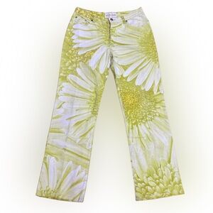 Roberto Cavalli SS2000 Daisy Print Jeans